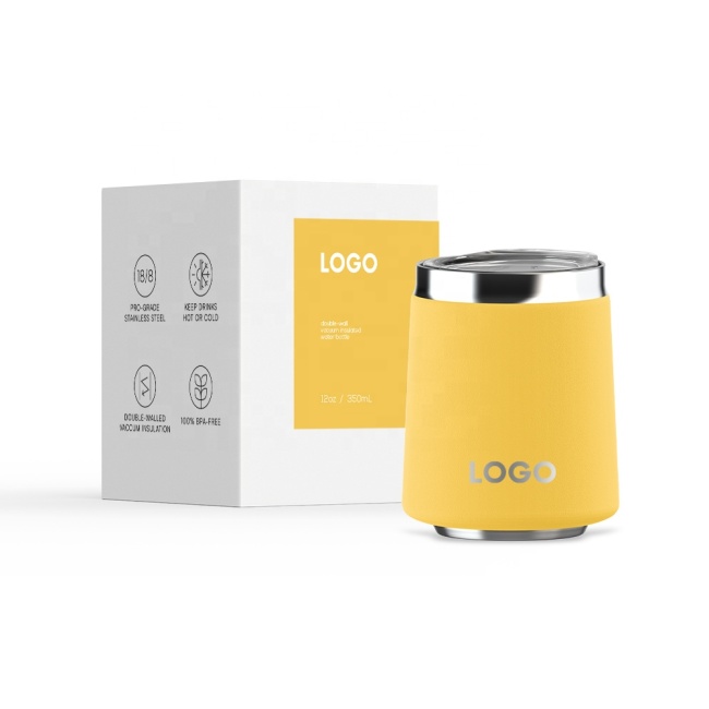 Cheap 12oz new double wall vacuum insulated custom wine tumbler with straw tumblers wholesale bulk