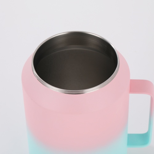 Wholesale 32 OZ 50 OZ mug with straw reusable double wall stainless steel tumbler insulated tumbler