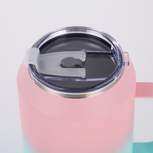 Wholesale 32 OZ 50 OZ mug with straw reusable double wall stainless steel tumbler insulated tumbler
