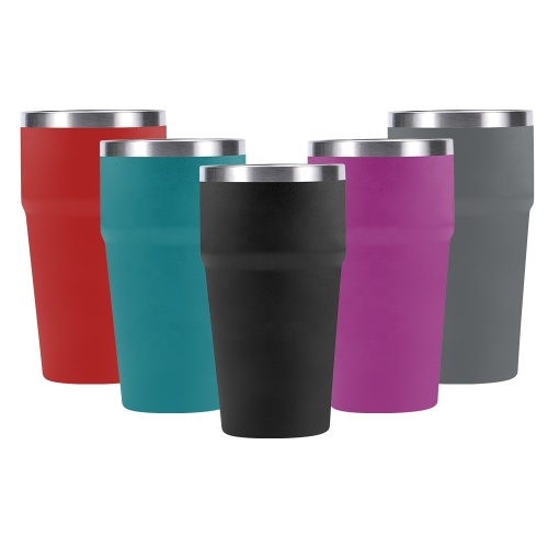Wholesale tumbler cups optional lids double walled 16OZ stainless steel travel tumbler cheap tumbler