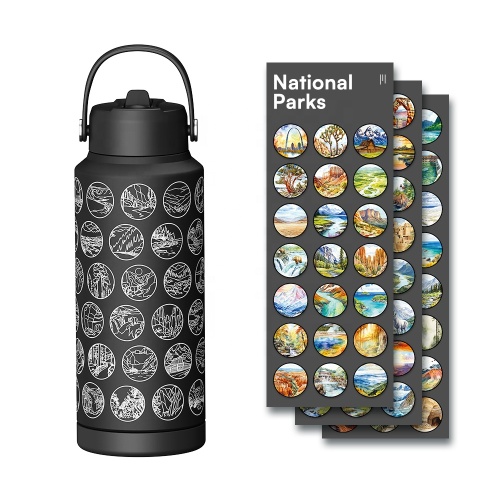 Wholesale vacummed insulated water bottle sports double wall stainless steel thermos water bottle