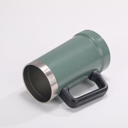 Wholesale cheap tumbler with big grip growler 24 OZ beer travel coffee mugs vacuum insulated mugs