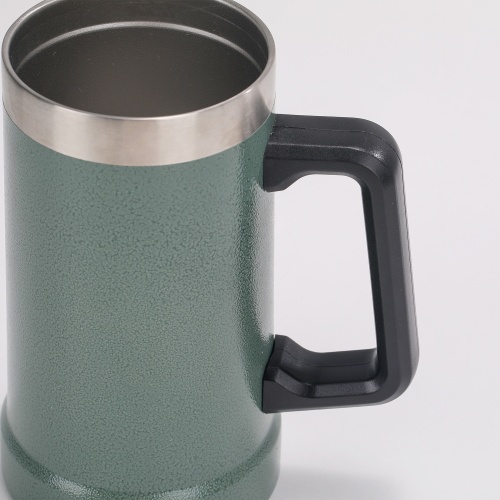 Wholesale cheap tumbler with big grip growler 24 OZ beer travel coffee mugs vacuum insulated mugs