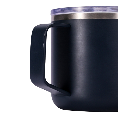 Wholesale powder coated 10 oz tea mug with custom logo travel mug with lid stainless steel coffee mug