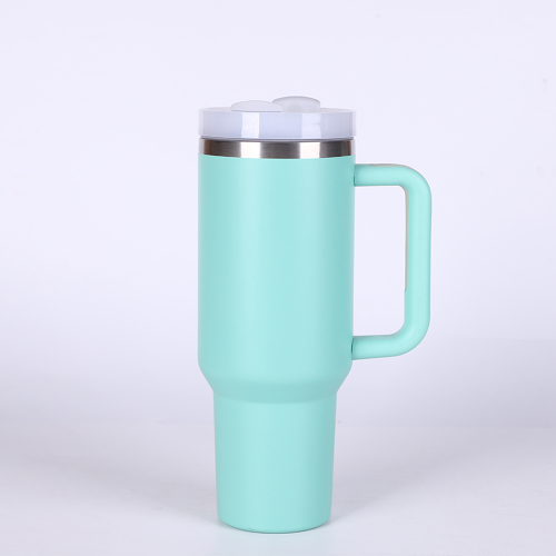 Wholesale Custom Stainless Steel 40 OZ Vacuum Double Wall Insulated Water Bottle Cheap Stock Tumblers with Handle