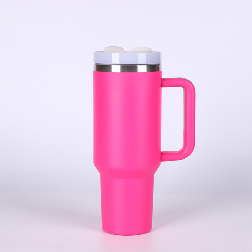 Wholesale Custom Stainless Steel 40 OZ Vacuum Double Wall Insulated Water Bottle Cheap Stock Tumblers with Handle