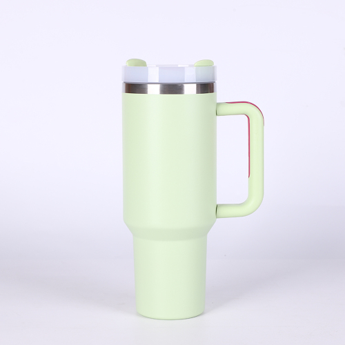 Wholesale Custom Stainless Steel 40 OZ Vacuum Double Wall Insulated Water Bottle Cheap Stock Tumblers with Handle