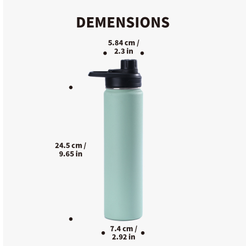 Wholesale Stainless Steel Double Wall Insulated Drink Water Bottle Eco Friendly Sport Water Bottle