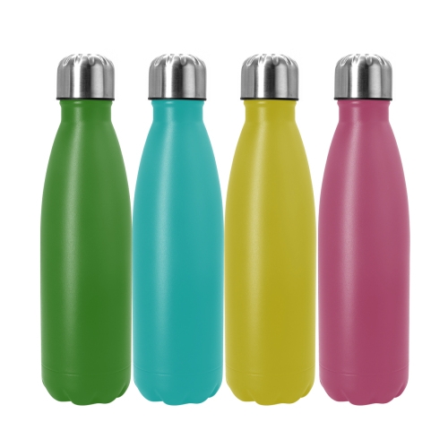 Cola Shape Stainless Steel Double Wall Sport Water Bottles with Custom Logo