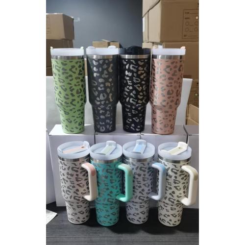 Wild Animal H2.0 40 oz Tumbler With Handle Food Grade Vacuum insulated Stainless Steel
