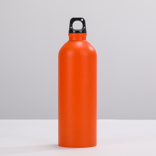 750ml 1000ml metal flask lightweight stainless steel single wall water bottle sports water bottle