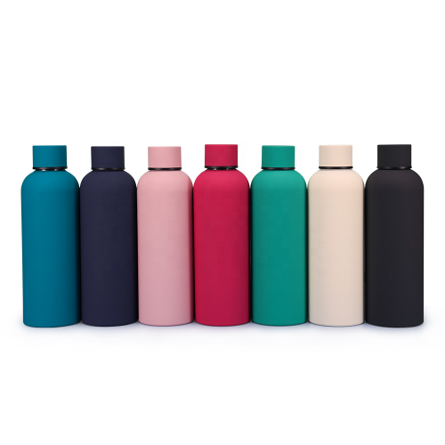 Bottle water 18/8 stainless steel double wall 500ml narrow mouth reusable flasks vacuum flask bottle