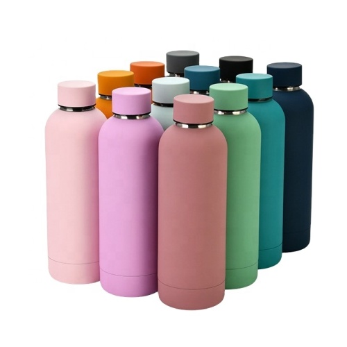Wholesale reusable bpa free water bottles 500ml vacuum insulated flask stainless steel flask bottle