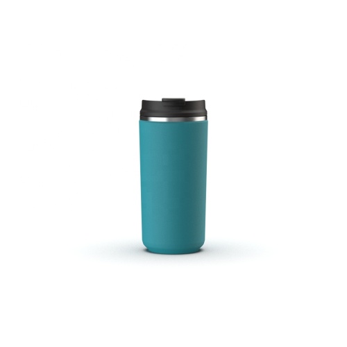 Wholesale 12oz thermal vacuum insulated tea cup mug with unique design lid matte tumbler bulk tumbler