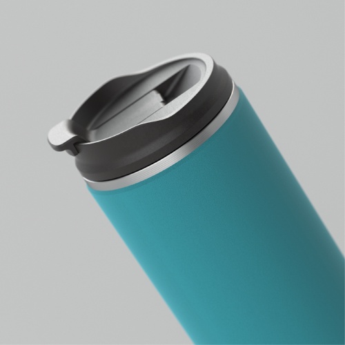 Wholesale 12oz thermal vacuum insulated tea cup mug with unique design lid matte tumbler bulk tumbler