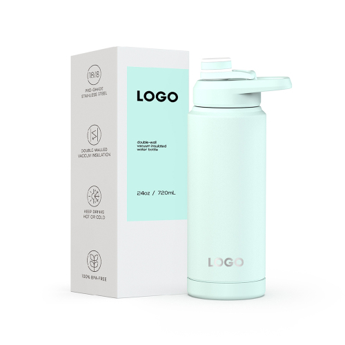 Wide Mouth Leak Proof Insulated Vacuum Metal Stainless Steel Water Bottles with chug lid