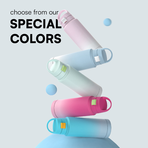Wide Mouth Leak Proof Insulated Vacuum Metal Stainless Steel Water Bottles with chug lid