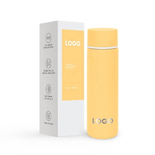 Wholesale cheap 18/8 double wall narrow mouth reusable pocket water bottle gym school water bottle