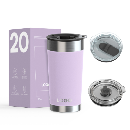 Wholesale Double Wall insulated 16oz/20oz Coffee Tumbler Stainless Steel Beer Mugs Vacuum Wholesale Thermal Tumbler with Lid