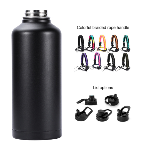 80OZ Custom Design And Logo Double Wall Stainless Steel Water Bottle Keeps Water Cold For 24 Hours Hot For 12 Hours