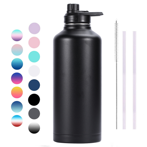 80OZ Custom Design And Logo Double Wall Stainless Steel Water Bottle Keeps Water Cold For 24 Hours Hot For 12 Hours