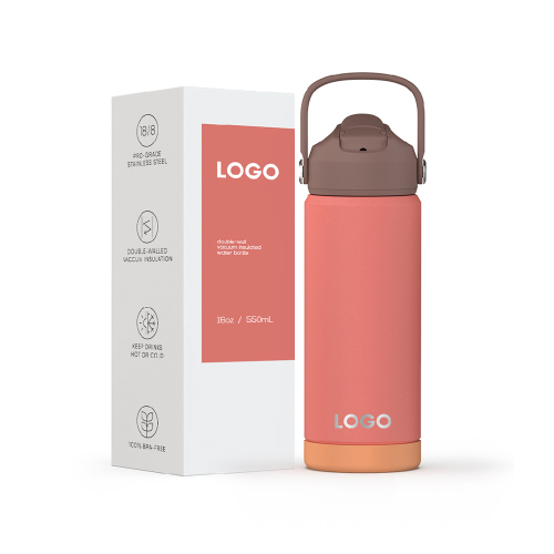 Wide Mouth 550 Ml Water Bottle 18 Oz 304 Stainless Steel Thermal Sport Outdoor Travel Flasks with dust free lid