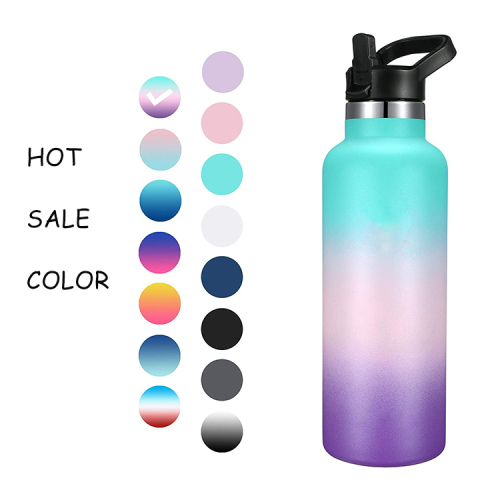 18/8 SUS304 18oz 21oz Standard Mouth Water Thermal Bottle Vacuum Insulated Stainless Steel Thermal Flask
