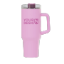 40oz Insulated Travel Tumbler With Handle and Straw