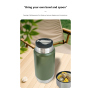 600ml Double wall stainless steel food Jar