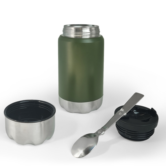 600ml Double wall stainless steel food Jar