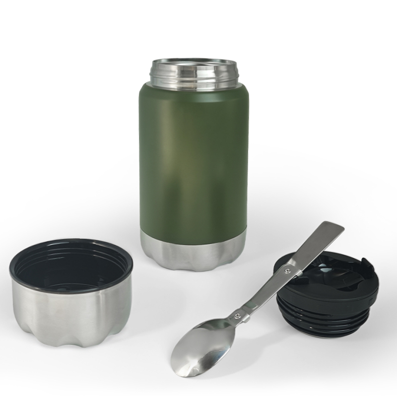 600ml Double wall stainless steel food Jar
