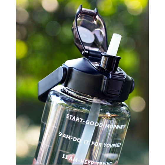 2000ml big capacity plastic outdoor water bottle