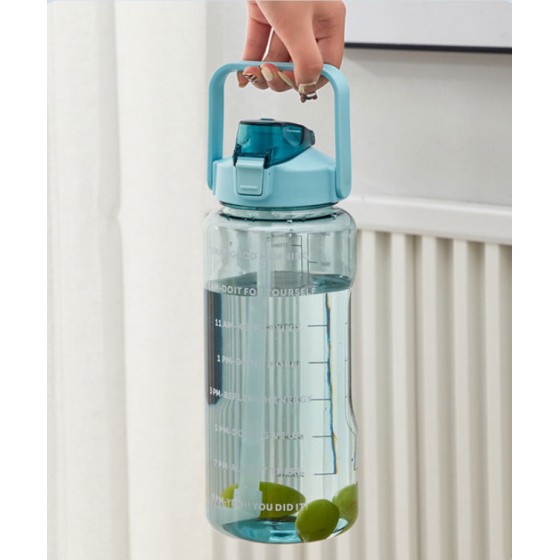 2000ml big capacity plastic outdoor water bottle