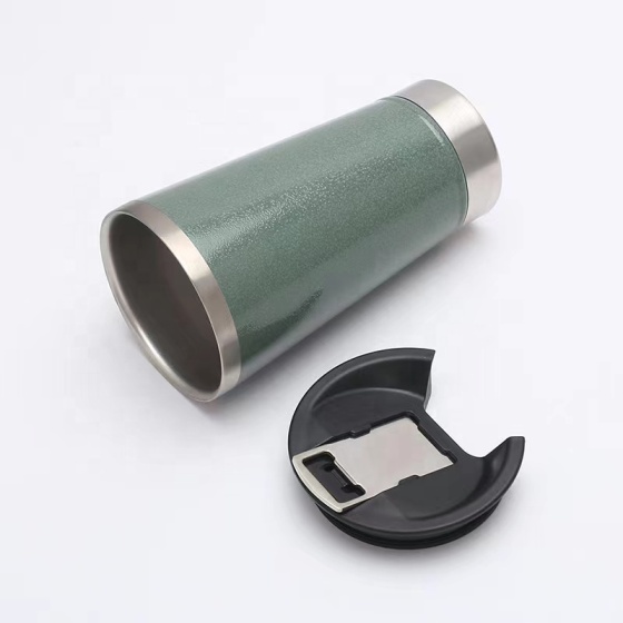 Party 16Oz Reusable Red Cups Stainless Steel Glass Red Freezer Double Wall Metal  Wine Draft Beer Cups Tumblers With Lid