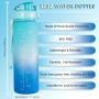 Wholesale Cheap 900Ml 32Oz Travelling Pink Gradient Clear Frosted Transparent Workout Drinking Tritan Plastic Water Bottles for