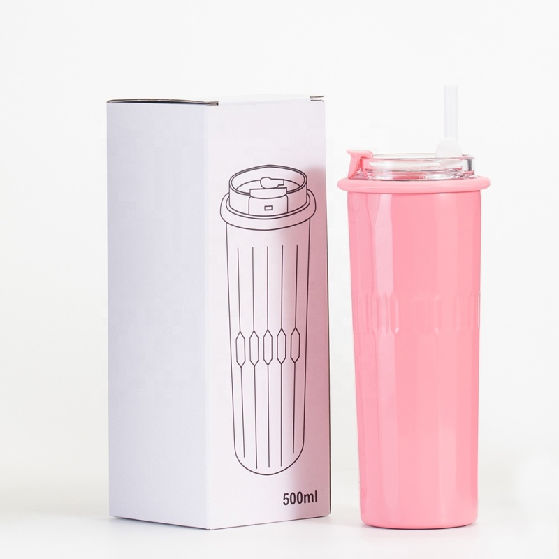 High Quality 500Ml Tumblers  Custom Logo Double Wall Vacuum Insulated Stainless Steel Tumbler With Straw