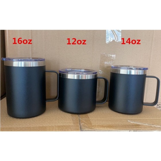 Wholesalers Custom 16oz  Double Walled  Stainless Steel Metal Insulated Merry Christmas Funny Coffee Tumbler Cup Mugs for Coffee