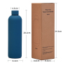 Customised Eco Friendly Large Capacity Drinking Small Mouth Small Mouth Vacuum Glass 1000ml Water Bottle for Gym Adults