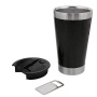 16 Oz Frosted Vacuum Insulated 304 Stainless Steel Custom Sublimation Wine Coffee Beer Cup Tumbler With Bottle Opener