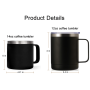 Double Walled 12oz Travel Tumbler Cup Insulated Coffee Mug with Handle and Bpa Free Lid