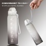 Customizable Bpa Free Motivational Kids Cycling Trendy Time Marked Hot Cold 32oz  Gym Tritan Water Bottlees With Custom Logo