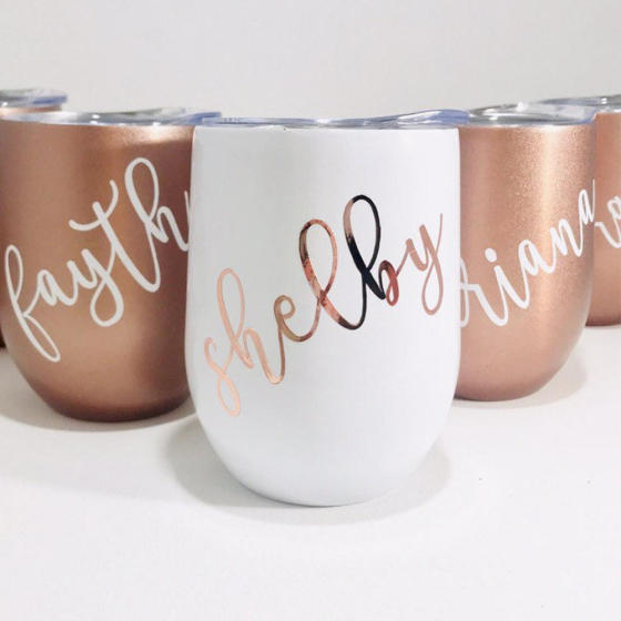 Wholesale Custom Wedding Bride Wine Tumbler Engaged Bride'S Crew Tumbler