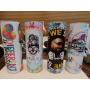 15OZ Travel White Stainless Steel Double Wall Straight Tumbler Sublimation Blank Mugs With Straws