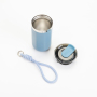 Custom Logo 350ML 500ML Powder Coating Insulated Leak Proof Travel Glass Stainless Steel Coffee Mug With Rope Handle