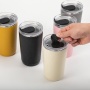 Custom Logo 400 ml Stainless Steel Double Wall Insulated Travel Coffee Mug Tumbler Cup With Leak Proof Lids