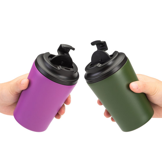 Wholesale Double Walled 12 Oz Tea Vacuum Flasks Travel Coffee Mug Cup Tumbler for Camping