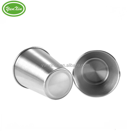 Single Wall 12OZ Stainless Steel Water Tumbler Pint Cup With Straw