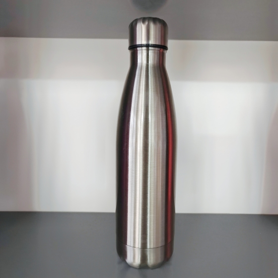 Wholesale Customized 500Ml Double Wall Vacuum Stainless Steel Shiny Color Paint  Cola Water Bottle