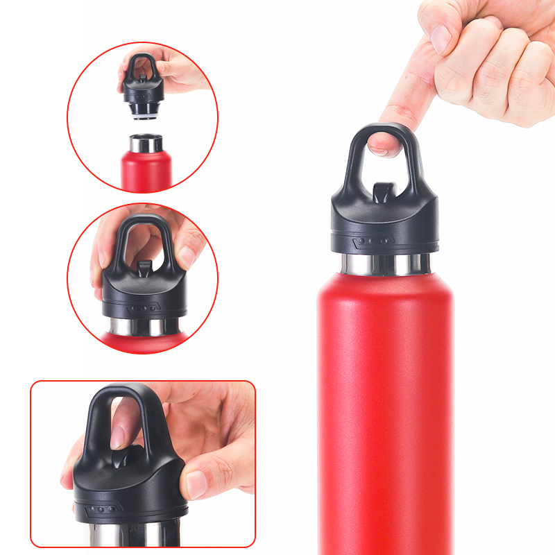 Portable 680Ml Vacuum 316 Stainless Steel Cup Water Bottles Open/Close With One Hand in One Second Easily