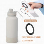 650Ml 24Oz Yoga Adjustable Magnetic Cell Phone Holder Strap Water Bottle for Water Bottle Metal Ring and Silicone Base